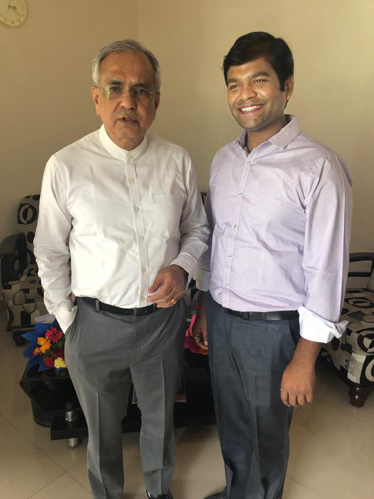 With Rajeev Kumar (Niti-Ayog Chairman)