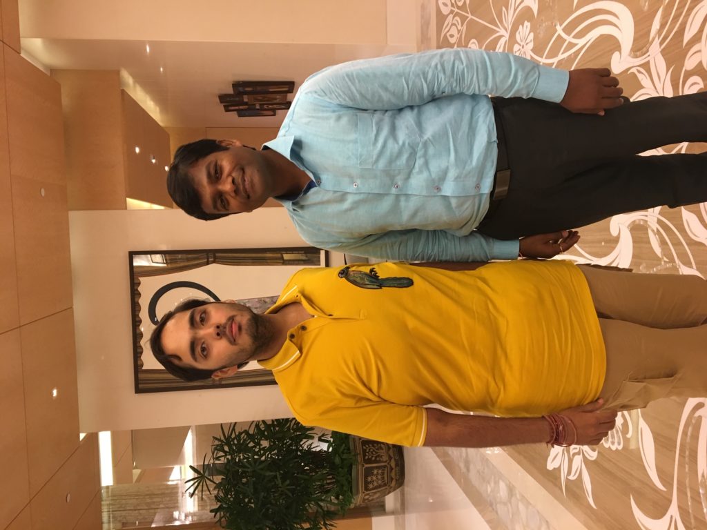 With Anant Ambani (Mukesh Ambani son)