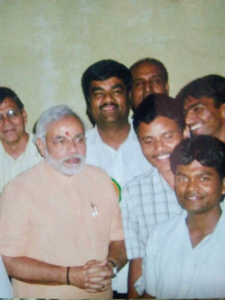 With Narendra Modi