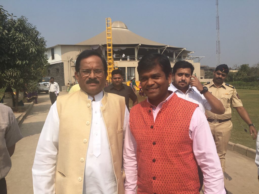 With Shripad Naik